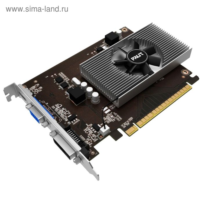 Видеокарта Palit GeForce GT 730 (PA-GT730K-4GD5H) 4G,64bit,DDR5,902/2500,OEM - Фото 1