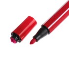 Фломастеры 6 цветов «Полоски», толстые, в блистерной упаковке, вентилируемый колпачок - Фото 5