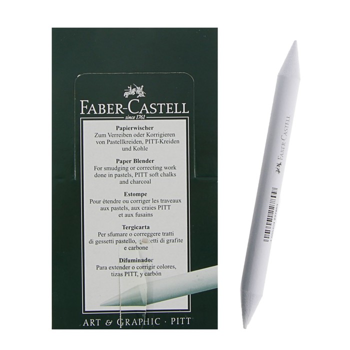Растушевщик бумажный Faber-Castell (очиститель) для пастели, мелков, угля - Фото 1