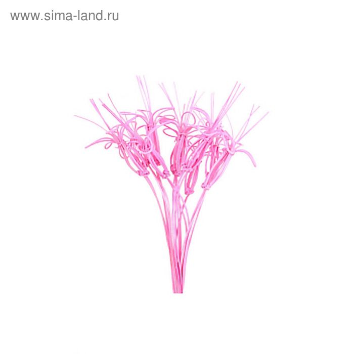 Ротанг, лилии на пике ярко-розовые, набор 10 шт - Фото 1