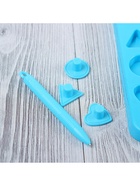 Доска магнитная со счётами и часиками, чёрная крошка, цвета МИКС - Фото 3