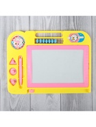 Доска магнитная со счётами и часиками, чёрная крошка, цвета МИКС - Фото 5