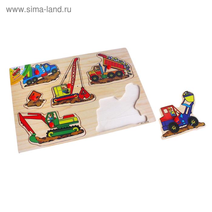 Рамка-вкладыш "Стройка", 6 элементов - Фото 1