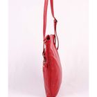 Сумка женская, отделение на молнии, наружный карман, регулируемый ремень, цвет красный - Фото 4