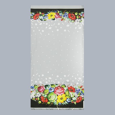 Пакет подарочный «Цветы» , 15×30 см