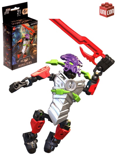 Конструктор-робот «Воин Духа», 21 деталь