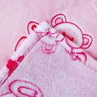 Плед детский "Мишки", размер 100х118 см, цвет розовый 23111 - Фото 3