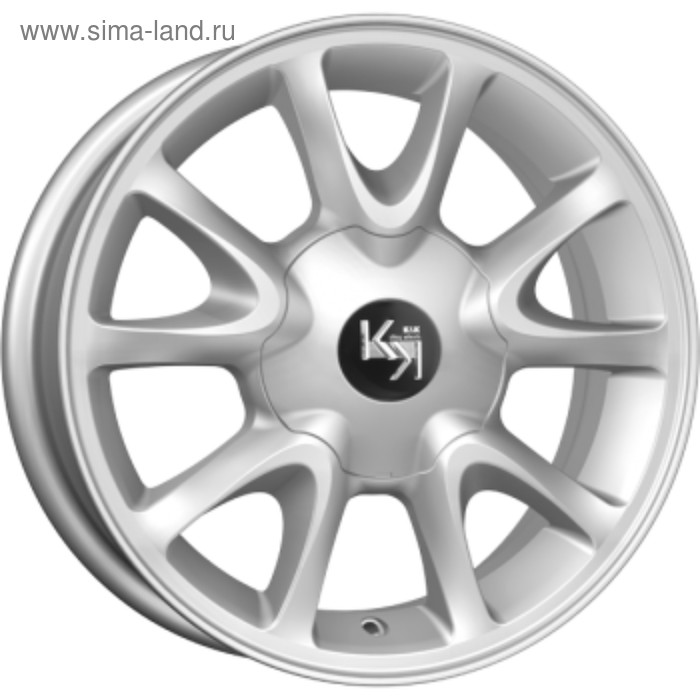 Диск литой K&K Калина-2 (КС579) 5.5x14 4x98 ET35 d58.5 сильвер - Фото 1