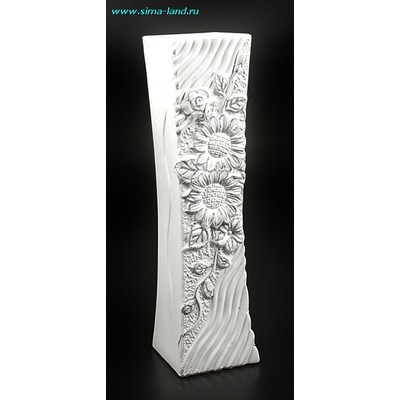 Ваза керам напол подсолнух 60 см прямая