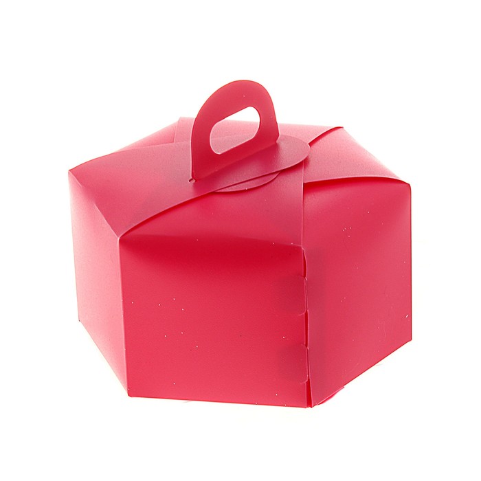 Коробка сборная "Шатер", цвет малиновый - Фото 1
