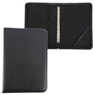 Папка деловая Calligrata «Лайт», искусственная кожа, для бумаг, для офиса, с кольцевым механизмом 4, 360×260×30 мм, чёрная - Фото 2