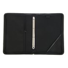 Папка деловая Calligrata «Лайт», искусственная кожа, для бумаг, для офиса, с кольцевым механизмом 4, 360×260×30 мм, чёрная - Фото 5