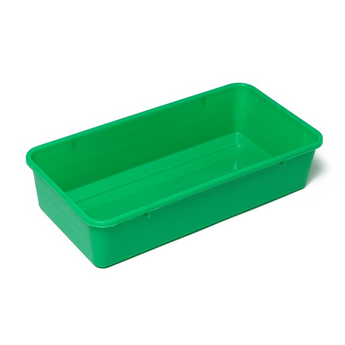 Ящик для рассады, 40 × 20 × 9 см, зелёный - Фото 1
