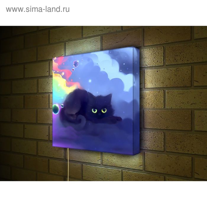 Интерьерный светильник "Черный котик" F003EZ2525 - Фото 1