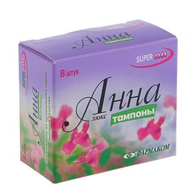 Тампоны «Анна» Lux Super, 8 шт 2247569