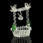 Фигурка стеклянная 7х3 см (6х8,5х3 см) МИКС - Фото 4