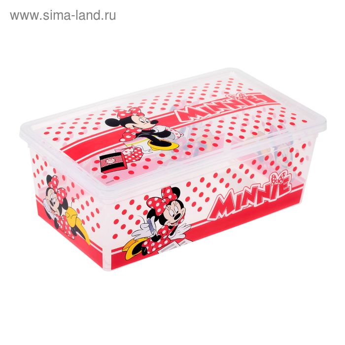 Ящик ДЕКО "Disney" 5,5л, белый - Фото 1