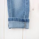 Джинсы для девочки, рост 110 (60) см, цвет голубой - Фото 5
