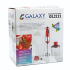 Блендер Galaxy GL 2121, погружной, 800 Вт, 0.5 л, 2 скорости, красный - Фото 9