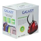 Отпариватель Galaxy GL 6204, напольный, 1700 Вт, 1500 мл, 40 г/мин, до 98°C, красный - фото 57695