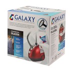 Отпариватель Galaxy GL 6204, напольный, 1700 Вт, 1500 мл, 40 г/мин, до 98°C, красный - фото 57697