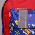 Рюкзак детский, 1 отдел, наружный карман, цвет красный/синий - Фото 4