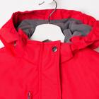 Парка (куртка) утепленная MOONI 70004 красный, рост 134 см - Фото 2