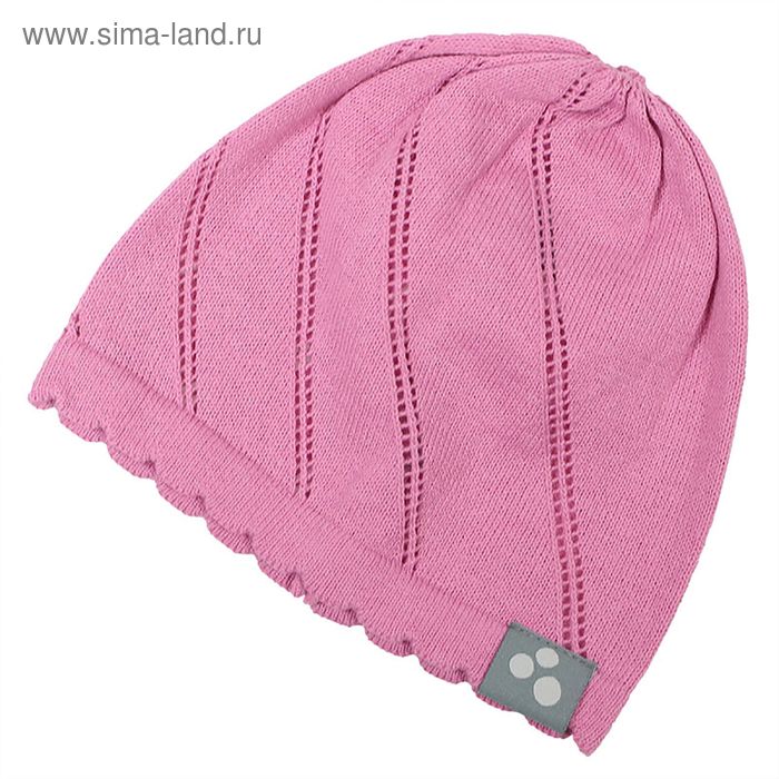 Шапка вязаная для девочки "DORIS", размер S (1-2 года), цвет розовый - Фото 1