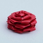 Набор роз для украшения свадебных машин,  D=5 см, 12 шт, красный - Фото 3