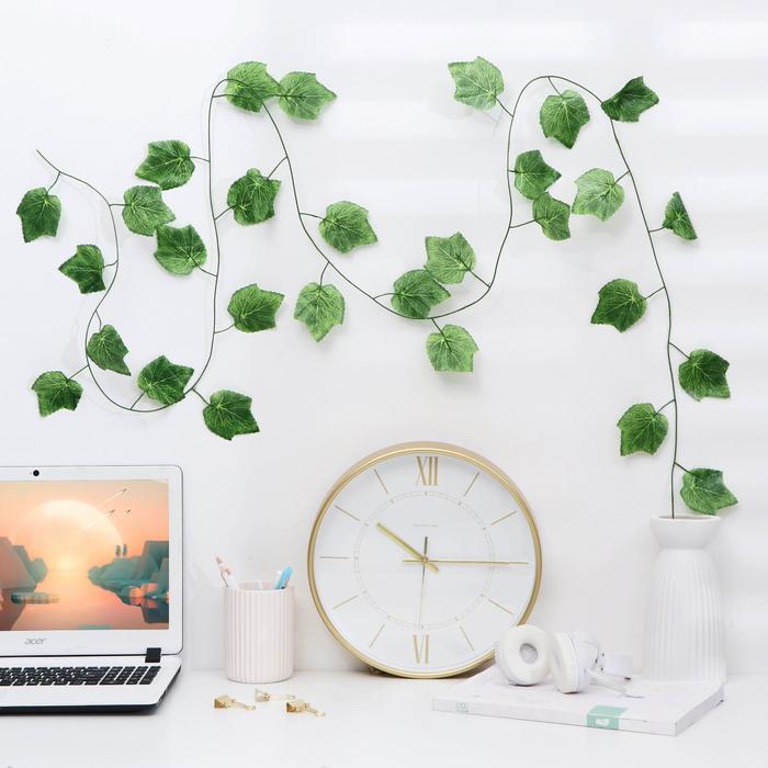 Лиана искусственная «Лист винограда», 2.3 м - Фото 1