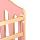 Детская кроватка «Чудо» на колёсах или качалке, цвет розовый - Фото 3