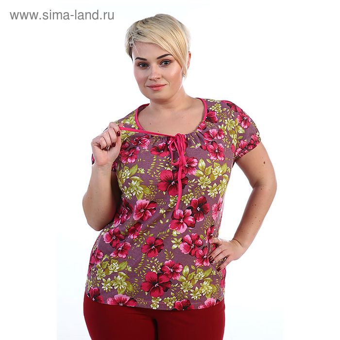 Блузка женская, размер 60 (120), цвет МИКС (арт. 201хр1158) - Фото 1