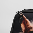 Сумка-рюкзак на молнии, 1 отдел, наружный карман, цвет чёрный - Фото 4