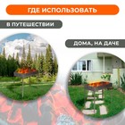 Мангал без шампуров, 700 х 350 х 700 мм, толщина 2,0 мм, с ручкой - Фото 2