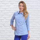 Рубашка женская 8009а цвет голубой, р-р 48, рост 164 см - Фото 1