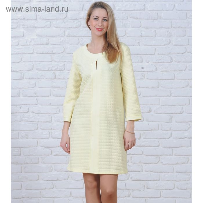 Платье женское 6126б цвет жёлтый, р-р 44, рост 164 см - Фото 1