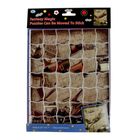 Наклейка-пазл пластик "Ретросамолет/Ретроавто" МИКС 26х17,5 см - Фото 1