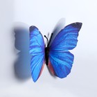 Магнит текстиль "Бабочка цвета ночного неба" 6,5х7,5 см - Фото 4