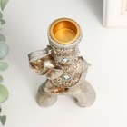 Фигурка-подсвечник на 1 свечу зеркальные вставки «Индийский слон на камне», 12.5×6.5×3 см - Фото 6