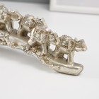 Фигурка полистоун стразы «Семь слонов на бивне», 6.5×22×4.5 см - Фото 5