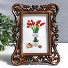 Фоторамка для фото 10×15 см «Завитки», пластик, 22.5×17 см - Фото 1