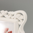 Фоторамка для фото 10×15 см «Завитки», пластик, белая, 22.5×17 см - Фото 3