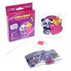 Алмазная мозаика наклейка для детей «Мишка», 10×10 см Набор для творчества - Фото 3