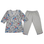 Пижама женская (джемпер, бриджи) ПК16 МИКС, размер 48 - Фото 11