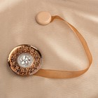 Подхват для штор «Букет», d=6 см, кофейный - Фото 2