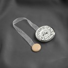 Подхват для штор «Букет», d = 6 см, цвет белый - Фото 2