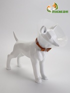 Ветеринарный воротник с креплением на ошейник, высота 12.5 см (без ошейника) - Фото 4