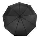 Зонт полуавтомат, R=50см, цвет чёрный - Фото 1