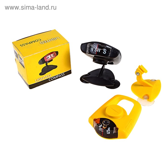 Компас на присосках, в коробке, МИКС - Фото 1