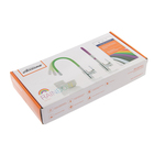 Смеситель для кухни Accoona A9890K, однорычажный, силиконовый излив, зеленый/хром - Фото 3